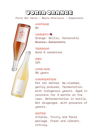 Voria Frizzante Bianco